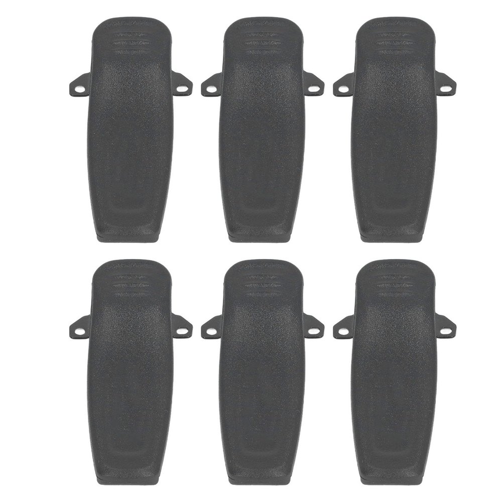 6PCS Intercom Radio Belt Clips, ABS Material, Convenient to Use, Compatible TC?610 TC?500S TC?508 TC?700 TC?780, for Portable Dual Way Radio