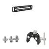 CAMVATE Long Cheese Plate + 1/4" Male to 1/4" Male + Crab clamp with 5/8"-27 Thread view 1