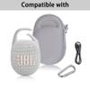 co2CREA Hard Carrying Case Replacement for JBL Clip 5 Waterproof Portable Mini Speaker (White Case) view 4