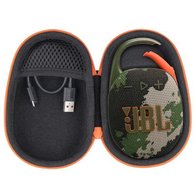 co2CREA Hard Carrying Case for JBL Clip 5 Portable Mini Speaker, Camo