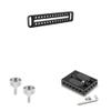 CAMVATE Long Cheese Plate + Camera Baseplate with 1/4" & 3/8" Thread Hole + M4 Thumb Screw view 1