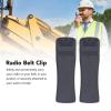 2 Pcs Radio Belt Clip, Portable 2 Way Radio Belt Clip Replacement, Premium Material, Easy Installation, Compatible with TP9100 TP9135 TP9140 TP9155 TP9160 view 2