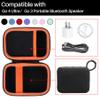Lebakort Hard Case Compatible with JBL GO 4 GO 3 Portable Speaker (Blue Case) view 3