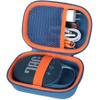 Lebakort Hard Case Compatible with JBL Clip 5 Clip 4 Portable Speaker (Blue Case) view 2