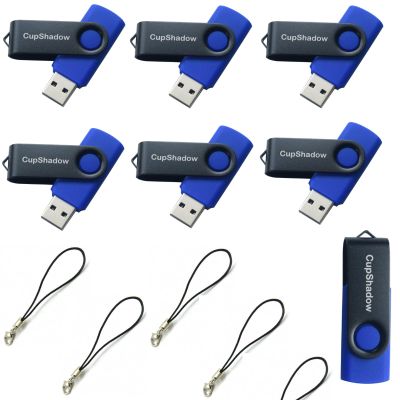 lcwamy 8GB USB Flash Drive 15 Pack Bulk USB Flash Drives USB2.0 Flash Drive Bulk 8GB Thumb Drive 15 Pack Flash Drive USB Drive CupShadow USB (Blue)