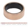 GOWENIC Fashionable and Smart Health Ring, Sleep Monitoring Step Counting IP68 Wearable Smart Ring, Health Tracking for Men and Women Gold (Size 9) view 4