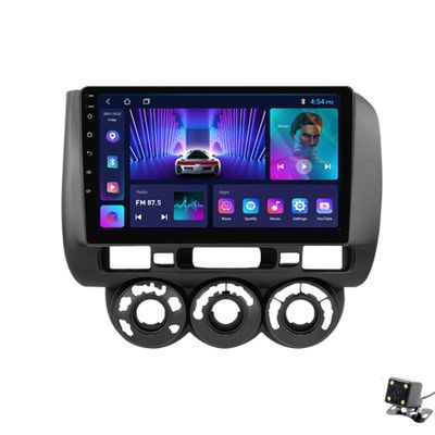 ADMLZQQ Android 12 Head Unit 2 Din Car Stereo Sat Nav for Honda Jazz City 2002-2007 Radio GPS Navigation 9'' MP5 Multimedia Video Player FM Receiver Support 4G SIM 5G WiFi SWC,M150cp