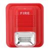 RiToEasysports Fire Alarm Sound Light 12V 24V LED Siren Easy Installation Fire Security Horn 134  115mm Red view 1