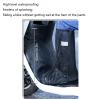 Eljeczt Rain Shoe Covers Waterproof Rain Shoe Covers Waterproof Silicone Shoe Covers with Zipper Non-Slip PVC Rainproof Boot Covers for Men and Women,XL,White, X-Large view 4