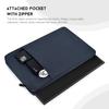 18 inch Portable Monitor Sleeve, Padded Shockproof Protective Carrying Case Bag with Accessory Pocket, Water-Resistant Monitor Display Bag for 18.5 inch Portable Monitors -Navy Blue view 3
