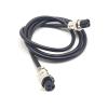 19.69 ft GX20 3 Pin Double Female Head Aviation Cordset, GX20 3Pins Female to Female Connector Electrical Cable Panel Mount Circular Metal Aviation Adapter Cordset for Ships 15AWG (6meter) view 1