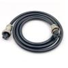 19.69 ft GX20 3 Pin Double Female Head Aviation Cordset, GX20 3Pins Female to Female Connector Electrical Cable Panel Mount Circular Metal Aviation Adapter Cordset for Ships 15AWG (6meter) view 2