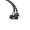 19.69 ft GX20 3 Pin Double Female Head Aviation Cordset, GX20 3Pins Female to Female Connector Electrical Cable Panel Mount Circular Metal Aviation Adapter Cordset for Ships 15AWG (6meter) view 4