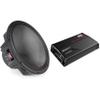 MTX 7515-22 75-Series 15" 750W RMS Dual 2-Ohm Subwoofer, and MTX JH10001 Jackhammer Series 1100W x 1 @ 1-Ohm Class D Mono Block Amplifier view 1