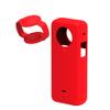Aokicase Compatible with Insta360 X4 Anti-Scratch Camera Silicone Case Protective Silicone Case for Insta 360 One X3 Action Anti-Scratch Camera Accessories (Red, A587) view 2
