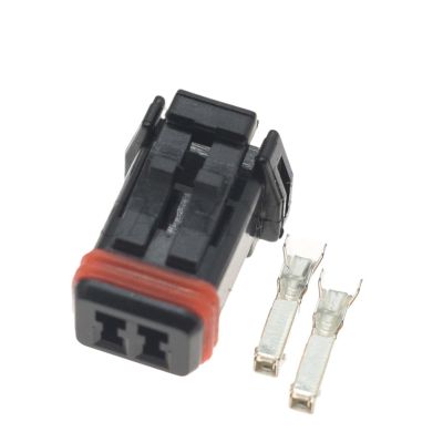 TakenE 1 Set 2 Ways MX19002P51 MX19002S51 Car Plastic Housing Waterprof Plug Auto Rearview Mirror Wiring Terminal Socket (Color : Female Set)
