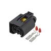 TakenE 1 Set 2 Pin Automotive Ignition Coil Waterprof Connector Wire Harness Damper Female Socket Plug 9441292 50290937 (Color : Female-01) view 1