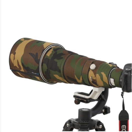 ROLANPRO Camouflage Lens Cover for Canon EF 600mm F/4 L is III USM Raincover Anti-Shake 3 Generation Lens Protective Sleeve Case Raincover-#6 Army Green camo Waterproof