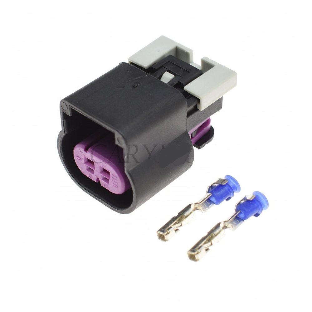 TakenE 1 Set 2 Pin Female Male 15326801 13510085 Automotive Plug Wiring Harness Socket Oil Pump Connector (Color : Female set)