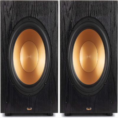 Klipsch SUB-100-BLACK Synergy Black Label Subwoofer Speaker Pair (2018)