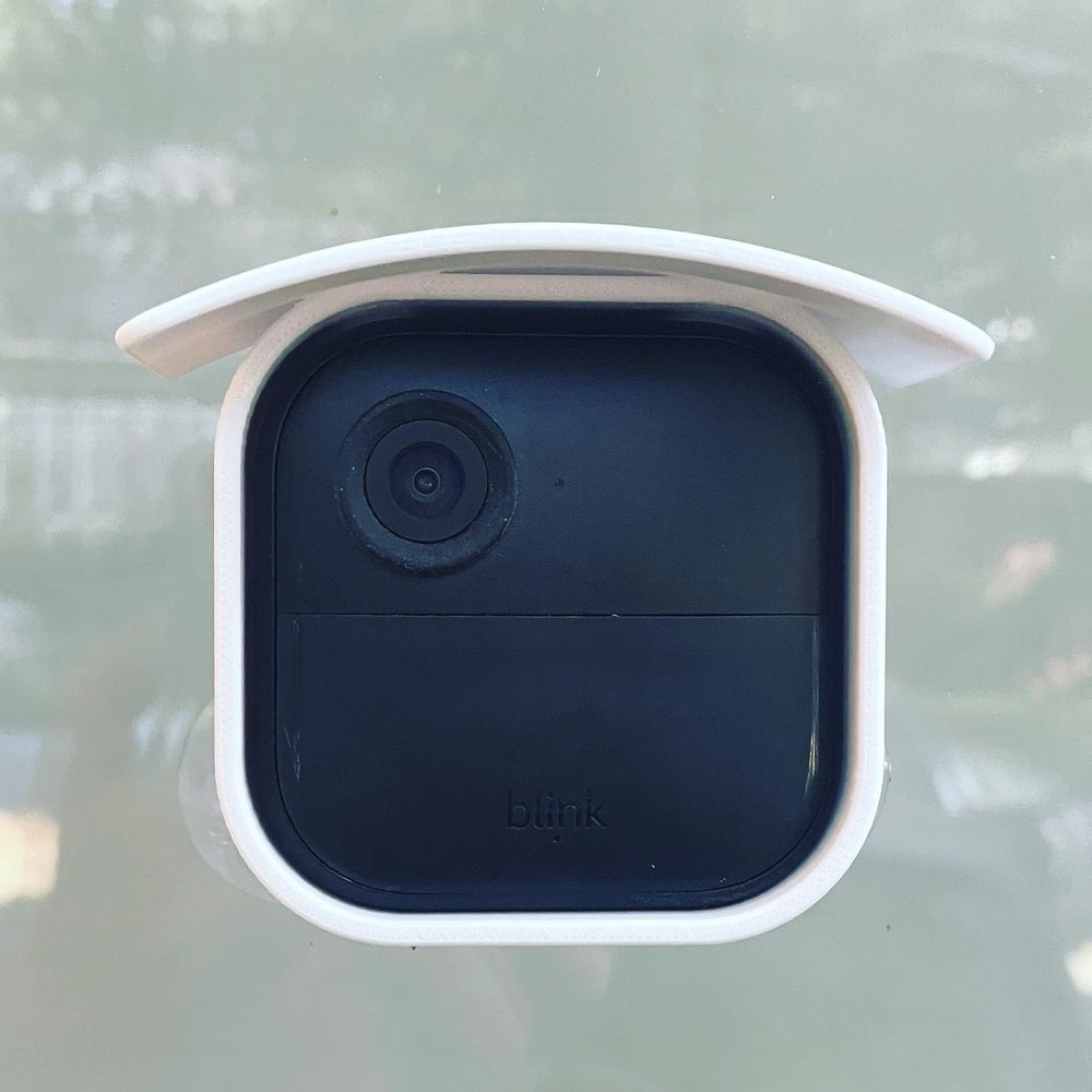 RATIO PRODUCT LAB Blink Outdoor 4 Camera Window Mount with Suction Cups // an Indoor or Outdoor cam Mount for Glass with Suction Cups Included (White)