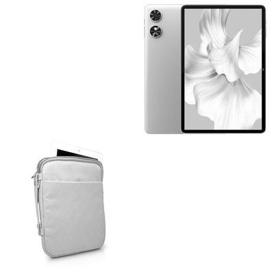 BoxWave Case Compatible with Oukitel OT6 - Quilted Carrying Bag, Soft Synthetic Leather Cover w/Diamond Design - Cool Grey