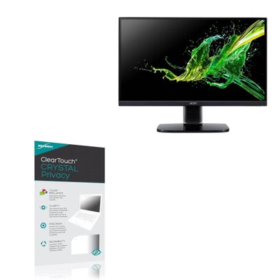 BoxWave Screen Protector Compatible with Acer KC2 KC242Y HBI (23.8 in) - ClearTouch Crystal Privacy (2-Pack), Privacy Screen Protector Flexible Film Clear