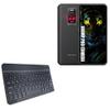 BoxWave Keyboard Compatible with Ulefone Armor 17 Pro - SlimKeys Bluetooth Keyboard, Portable Thin with Chiclet-Style Keys - Jet Black view 1