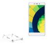 BoxWave Stand and Mount Compatible with Coolpad A1 - Pocket Aluminum Stand 3-in-1, Portable Multi Angle Viewing Riser - Metallic Silver view 1
