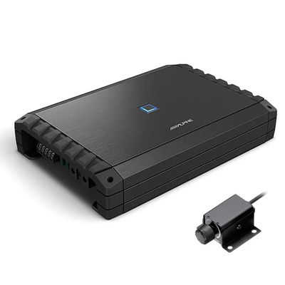 Alpine S2-A55V S-Series 5-Channel 540 Watts Car Audio Amplifier & RUX-KNOB.2 Remote Bass Knob Bundle