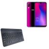 BoxWave Keyboard Compatible with Elephone A6 Mini - SlimKeys Bluetooth Keyboard, Portable Thin with Chiclet-Style Keys - Jet Black view 1