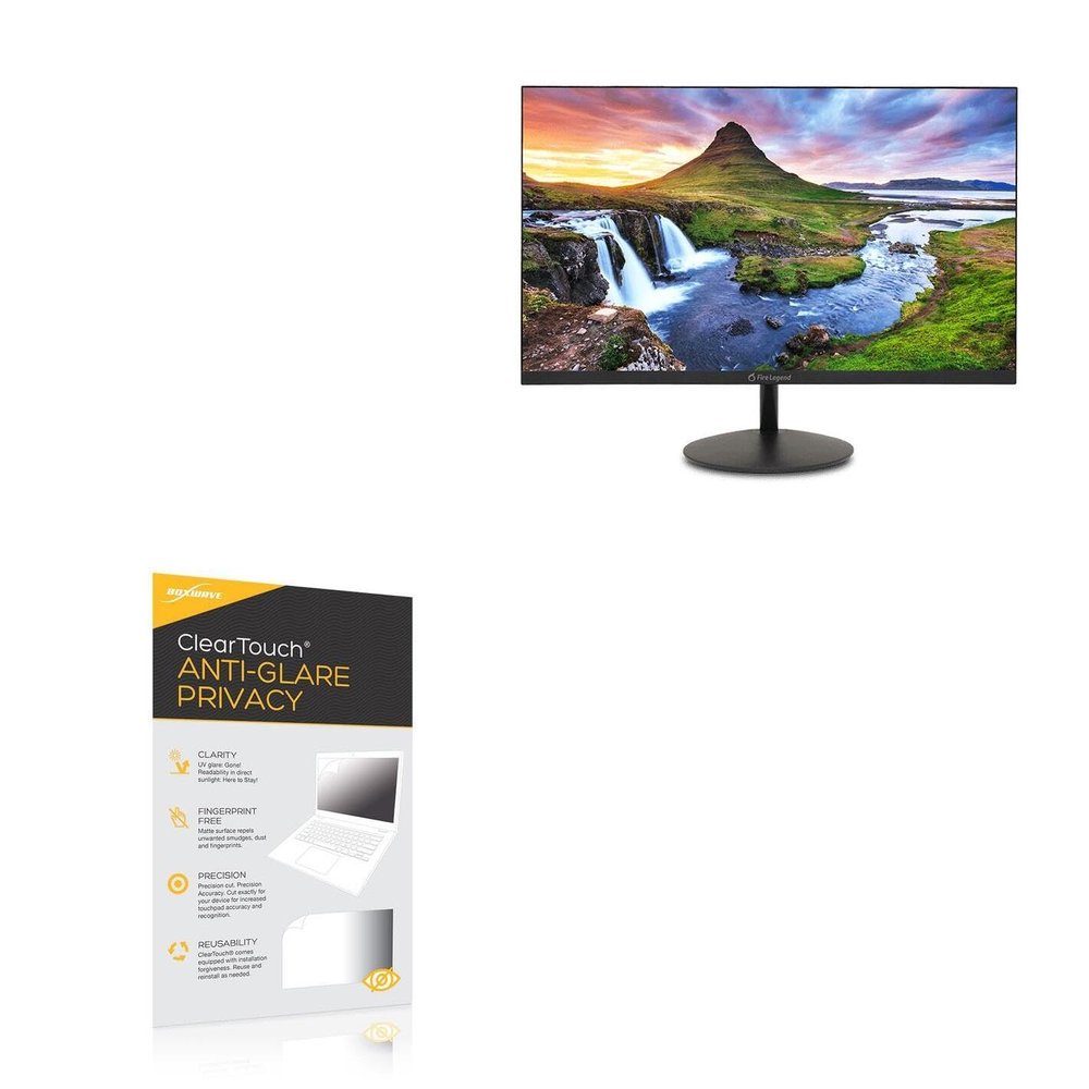 BoxWave Screen Protector Compatible with Acer AOPEN SB2 32SB2QU ABIP (31.5 in) - ClearTouch Anti-Glare Privacy (2-Pack), Privacy Screen Protector Flexible Film Anti-Glare