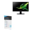 BoxWave Screen Protector Compatible with Acer KC2 KC242Y HBI (23.8 in) - ClearTouch Crystal ToughShield 9H (2-Pack), Clear 9H Tough Flexible Film Screen Protector view 1