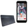 BoxWave Keyboard Compatible with Ulefone Armor X11 Pro - SlimKeys Bluetooth Keyboard, Portable Thin with Chiclet-Style Keys - Jet Black view 1