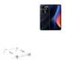 BoxWave Stand and Mount Compatible with itel P55+ - Pocket Aluminum Stand 3-in-1, Portable Multi Angle Viewing Riser - Metallic Silver view 1