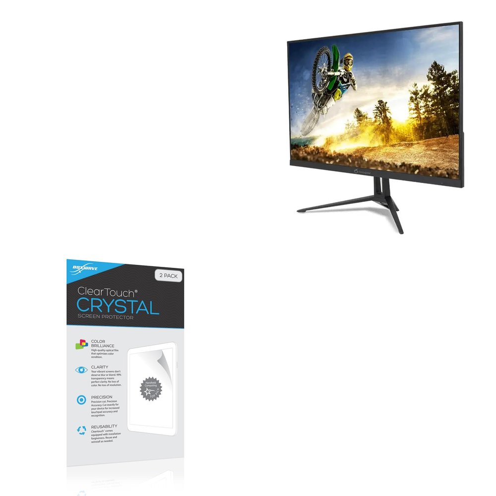 BoxWave Screen Protector Compatible with Acer 22KG3Q EBI (21.5 in) - ClearTouch Crystal (2-Pack), HD Film Skin - Shields from Scratches