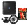 Alpine S2-A36F 600W 4-Channel Car Amplifier & S2-S65 6.5" Coaxial Speakers & KIT10 Installation AMP Kit view 1