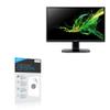 BoxWave Screen Protector Compatible with Acer KC2 KC242Y HBI (23.8 in) - ClearTouch Crystal (2-Pack), HD Film Skin - Shields from Scratches view 1