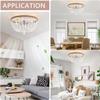 GOWE Bladeless Ceiling Fan with Light with 5 Bulbs view 2