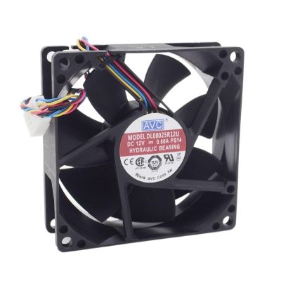 8025 8CM Wind Capacity 12V 0.5A DL08025R12U PWM Fan Speed Control 80 * 80 * 25MM