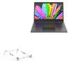BoxWave Stand and Mount Compatible with AWOW Laptop Computer Intel Core i5 (14.1 in) - Pocket Aluminum Stand 3-in-1, Portable Multi Angle Viewing Riser - Metallic Silver view 1