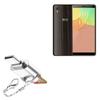 BoxWave Adapter Compatible with Elephone A2 - Micro SD Card miniReader, USB Type-C OTG Reader USB3.0 Adapter Keychain - Metallic Silver view 1