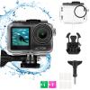 PCTC 45M(148ft) Waterproof Case for DJI Osmo Action5 Pro, Accessories for DJI Osmo Action5 Pro/4/3 Waterproof Case,Protective Underwater Dive Housing Shell with Bracket Accessories