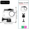 PCTC 45M(148ft) Waterproof Case for DJI Osmo Action5 Pro, Accessories for DJI Osmo Action5 Pro/4/3 Waterproof Case,Protective Underwater Dive Housing Shell with Bracket Accessories view 2