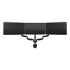 Vari Triple Monitor Arm - VariDesk 3 Computer Monitor Mount Accessory - VESA Compatible Stand with 180 Degree Adjustment - Heavy Duty Articulating Arm - Black view 1