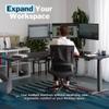 Vari Triple Monitor Arm - VariDesk 3 Computer Monitor Mount Accessory - VESA Compatible Stand with 180 Degree Adjustment - Heavy Duty Articulating Arm - Black view 3