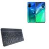 BoxWave Keyboard Compatible with Elephone E10 - SlimKeys Bluetooth Keyboard, Portable Thin with Chiclet-Style Keys - Jet Black view 1