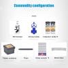 JOEBO Microscope Kit 100/400/1200X Electronic Microscope with Phone Holder Compound LED Microscope Lens Adapters view 4