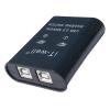 BaotyJie USB Printer Sharing Device Portable Out Stable Converter KVM Switch Splitter Converter Hub, Black, 60 x 70 x 20mm view 1