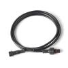 ARETV 2pin 3pin 4pin 5pin DC Strip Waterproof Connector Light Extension Cable Black/White Wire Male to Female 40 60 100 200 300cm (Color : 2pin Big Size, Size : 5pairs White Wire) view 1